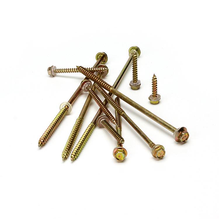 Винт саморез по дереву с шестигранным углублением M5M6 удлиненный с острым концом и головкой