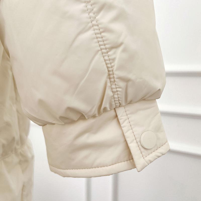 Осень-зима толстое теплое пальто средней длины для женщин, свободная однотонная куртка с капюшоном, парки, верхняя одежда на молнии, размер S-XL