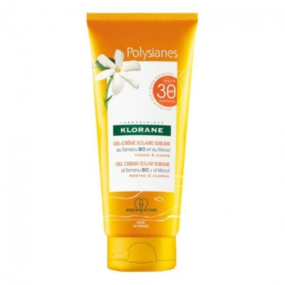 Klorane Polishian Гель-крем солнцезащитный Sublime SPF 30 200 мл