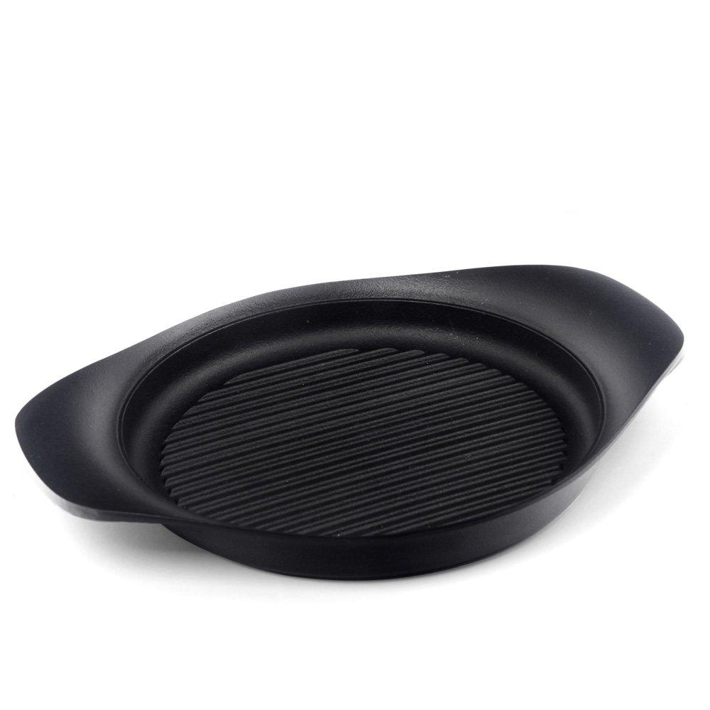 Sori Yanagi Nanbu Cast Iron Grill Pan, 22 cm, without Lid, IH Compatible