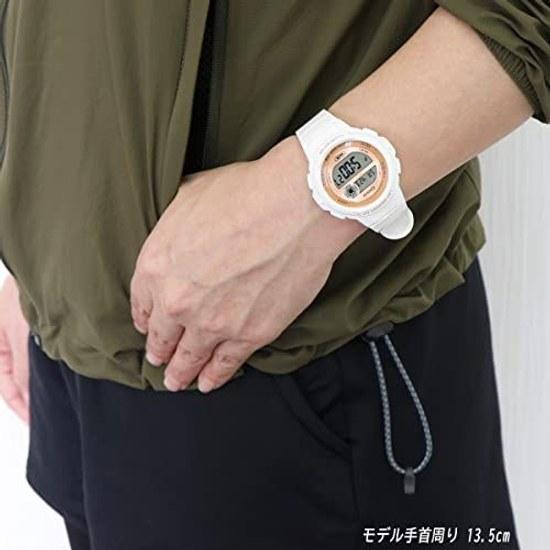 Casio Спортивное снаряжение LWS-1200H Дешевые бег трусцой 60 кругов память водонепроницаемые легкие (Белое розовое золото)