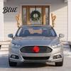 Christmas Party Car Accessory Reindeer Antlers with Red Nose, Plush Vehicle Decoration Funny Exterior Kit Jingle Bell Ribbon, Festive Auto for Holiday