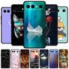 Для Vivo S50 Pro Mini Чехол Милый Лев Черный Бампер Мягкий Силикон Чехол для Vivo S 50 Pro Mini 6.31" Защитный Чехол TPU Funda