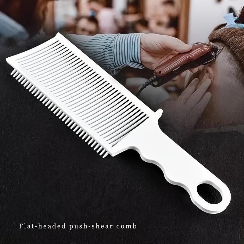 Professional Hair Fading Comb - Heat Resistant, Flat Top Clipper for Precise Gradients & Styling
