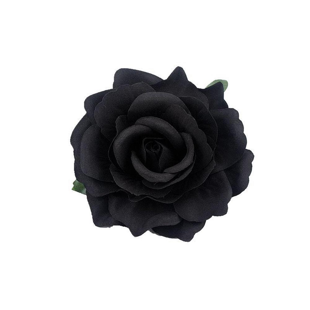 Rose Flower Hairpin Summer Beach Headdress Hawaii Flowers Hair Clips Bohe Bridal Flowers Hair Clips Barrette For Wedding