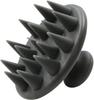 Shimomura Kihan Silicone Shampoo Brush In for Men and Hair Pore Dark 34337 [Made Japan] Women, Washing, Scalp, Massage, Gray,