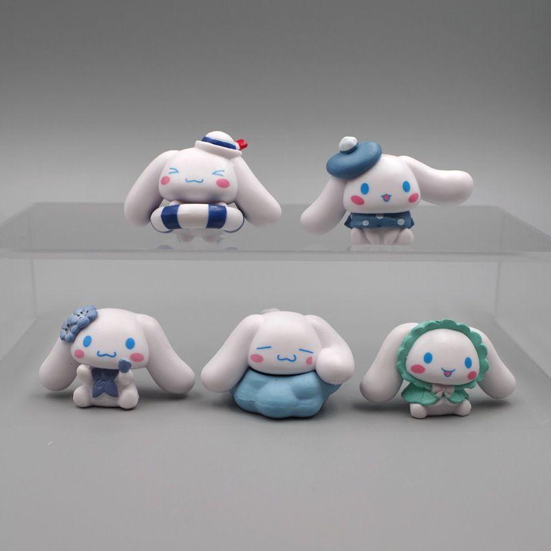 Милая фигурка Cinnamoroll Sanrio, игрушка-надувной круг, игровой набор для DIY украшения торта