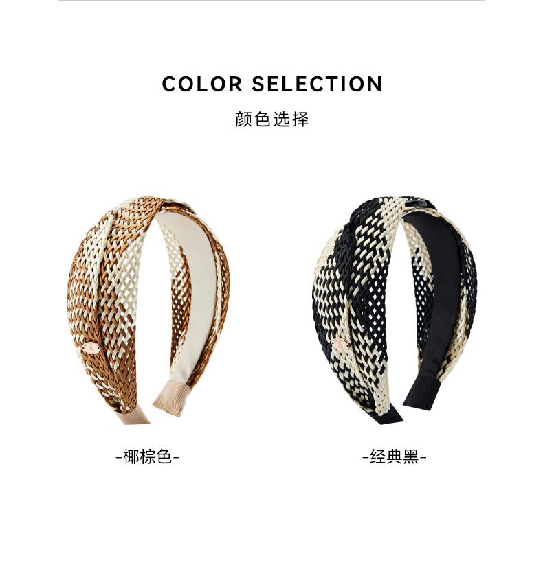 ELLE Summer Women's High Headtop Fashion Style Versatile Braided Headband
