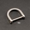 Titanium Alloy Buckles Horseshoes D Bow Staples New Shackle Key Ring  Outdoor Accessories