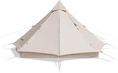 Naturehike Direct Shop Одностоечная палатка Колокольная палатка Персональная поликоттон TC Материал Вентиляция 4 сезона Шпиль Палатка Пирамида Палатка Семейный кемпинг на открытом воздухе