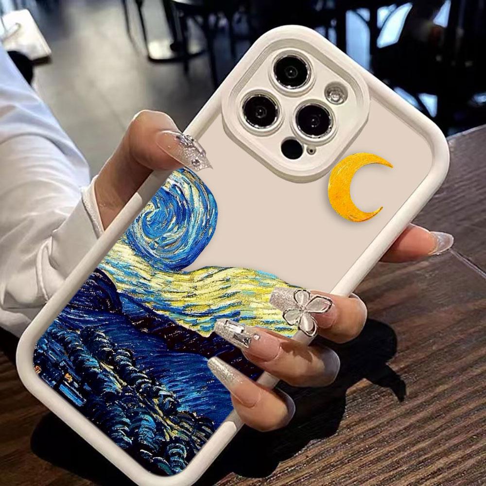 Чехол для телефона S-Starry Night Art для Realme 16 15 15T 7 7I 8 8I 9 11 12 13 14 5 5I 6 6I 5S NARZO 50 50A 50I Чехол для самостоятельного изготовления Capa Cover