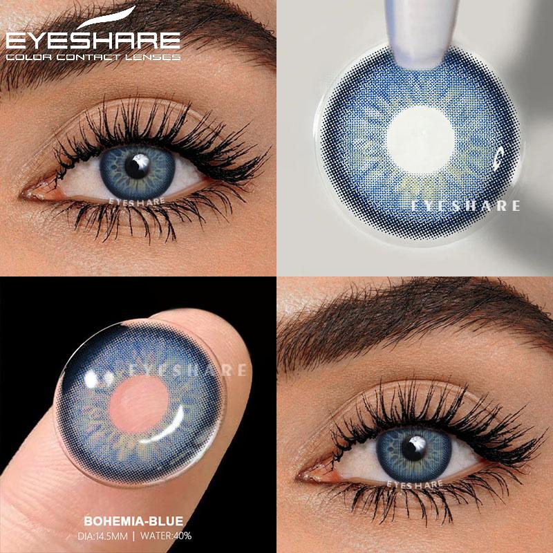 1 Pair Colored Contact Lenses Natural Look Gray Eye Lenses Brown Contacts Blue Lenses Green Eye Contacts Color Eye Lens