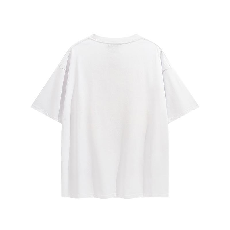 Many stars with the same high street trendy brand retro Los Angeles gallery dept letter print color short sleeve te