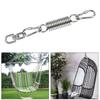 Swing Chair Hammock Spring Snap Carabiner Clips 500LB Capacity Hanging Chair Spring 360 Rotating Hook Kit Hanging Accessories