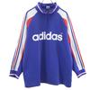 Adidas 80s Vintage Descente Trefoil Logo Long Sleeve Half Zip Sweat M-L Men's Used