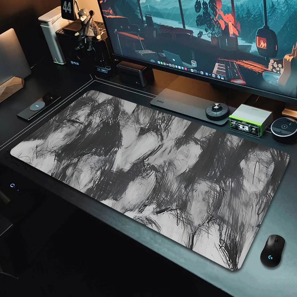 Large Mouse Pad  Abstract Art character Mouse Pad Gamer Mousepads Gaming Accessoroes Laptop Mechanical Keyboard Desk Mat