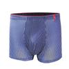 Мужские полосатые трусы-боксеры со средней посадкой, бесшовное дышащее мужское нижнее белье, быстросохнущие трусы