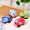 Плюшевый брелок Мультяшная Пожарная машина Скорая помощь Полицейская машина Такси Плюшевая игрушка Украшение для сумки Мягкая Набивная Мультяшная кукла Плюшевый брелок Детская игрушка Подарок