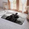 Game G God of War Floor Mat Eco  Flannel Doormat Non Slip Odorless Indoor Floor Rug Soft Short Plush Home Mat