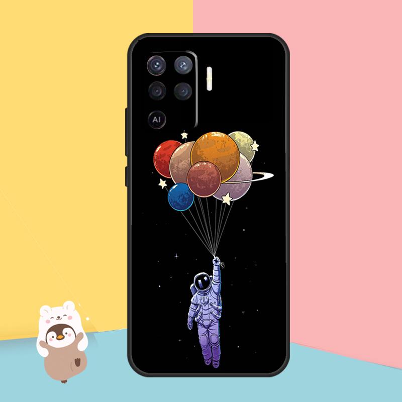 Чехол Planet Astronaut для OPPO A74 A93 A83 A91 A53S A9 A5 A31 A53 2020 A15 A16 A1K A52 A72 A94 A54, чехол