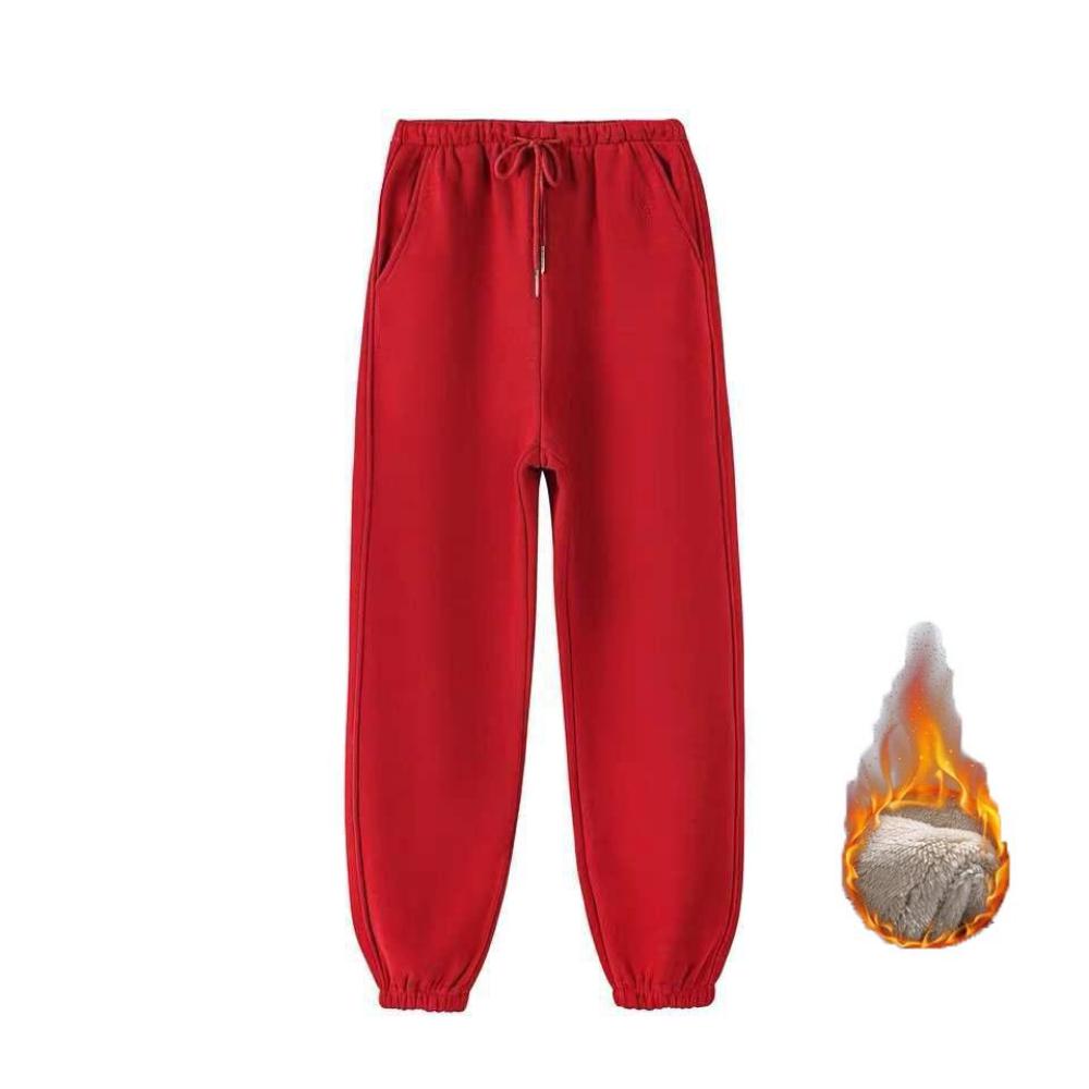 2025 Модные женские зимние теплые длинные брюки из флиса, плотные леггинсы, однотонные, больших размеров, эластичные, на шнуровке, повседневные спортивные брюки, шаровары, повседневные брюки