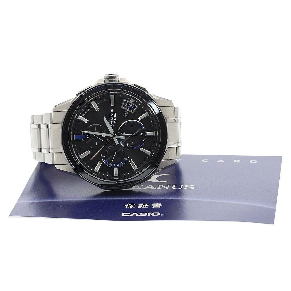 Used Casio CASIO OCW-G2000G-1AJF Oceanus Bluetooth Day-Date Solar Radio Men's With Warranty Card_973558