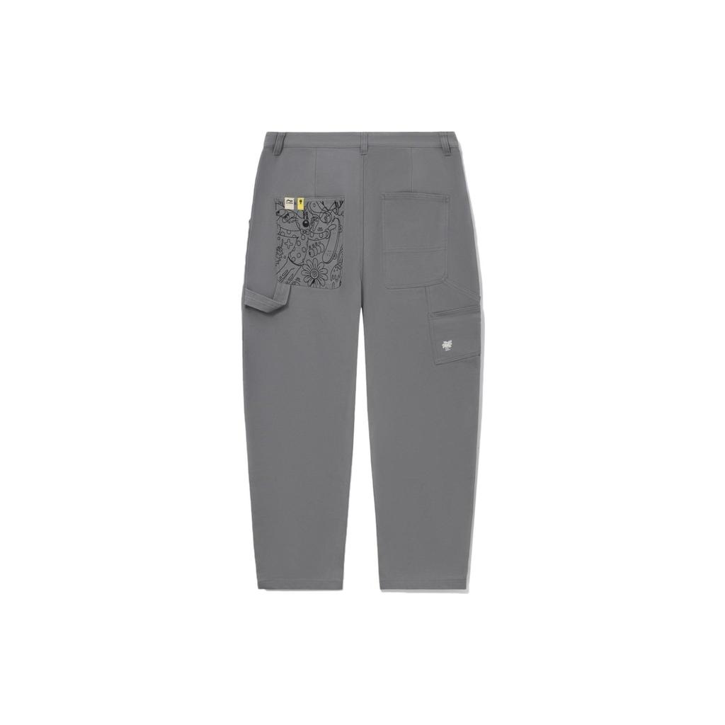Li Ning x Steven Harrington Повседневные брюки для скейтбординга Мужские Серый AKXR611-3