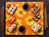 GLASS PROTECTIVE PLATE FOR STOVE 60x52 FLOWERS