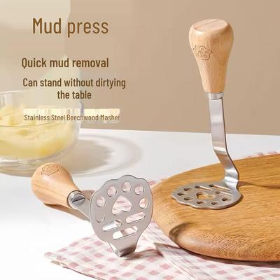 Маленький Медвежонок Нержавеющая Сталь Пресс для Пюре Детского Питания и Инструмент для Выпечки