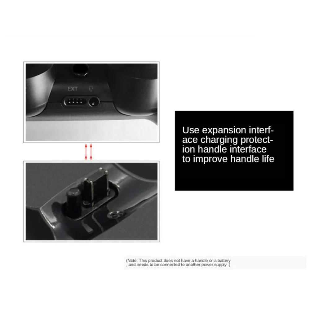 Док-станция для зарядки контроллера PS4, двойная зарядная подставка с индикатором состояния для Play Station 4/PS4 Slim/PS4 Pro