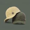 Short Eave Soft Top Duckbill Cap Casual Spring and Summer Hat Men's Korean Version Military Green Brushed Baseball Cap