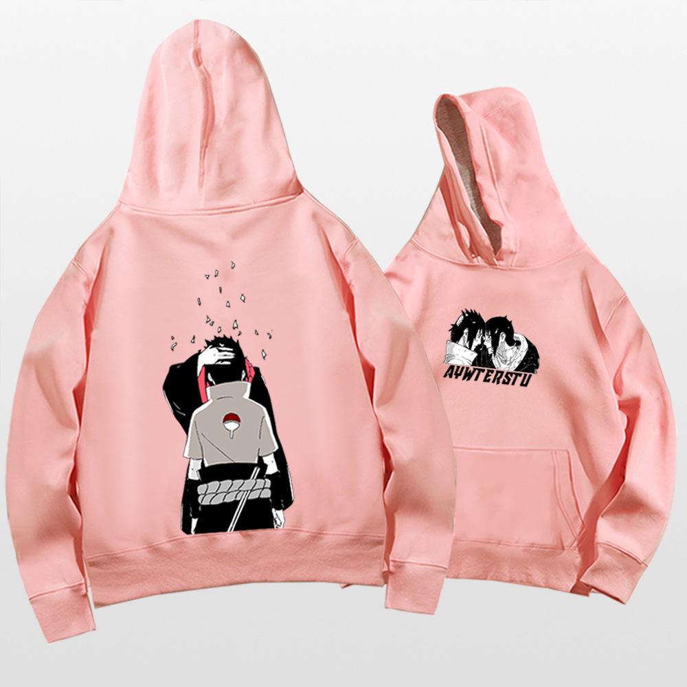 Naruto hooded sweater men and women spring and autumn teenagers student trendy brand Japanese animation loose shoulder jacket