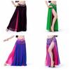 Women Belly Dance Costume Chiffon Skirt 2 Side Slik Skirt Dress