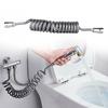 New PU+ABS Grey Telephone Line Flexible Shower Hose Toilet Bidet Spray Bathroom Accessories