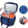 Изолированная сумка для ланча 18 л, двухъярусная, большая, многоразовая, герметичная, расширяемая