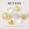 5pcs Fog Silver Metal Love Button Top Sweater Cardigan Fog Gold Button Suit Jacket Hand Sewn Button Accessories