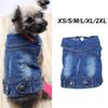 Hund Cowboy Jeans Weste Mantel Jacke Kleidung Outfits Pet Clothing