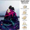 1pc Graveyard Moonlight Blanket, Lightweight Flannel Throw Blanket for Sofa, Bed, Travel, Camping, Living Room, Office, Couch049