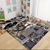 Music Legend Collage Carpet Rug Soft Washable Antislip Home Living Room Sofa Mats Personalized Christmas Rug
