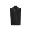 Solid Color Half-Zip Slim Fit Vest Men Tops Black 1373408-001