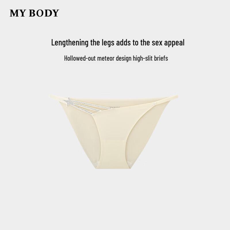 Mybody Women's Sexy Cutout Star Low-Rise Briefs