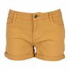 Women's Stretch Cotton Mini Shorts with Hems
