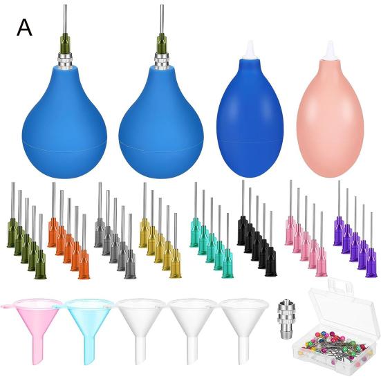 59/62/102 шт. гончарные инструменты с выдвижным трейлером, бутылка в ассортименте, сменная игла с тонким наконечником, разъем для воронки для наполнения, прецизионный аппликатор для глазури