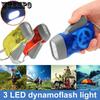 Led Hand Pressure Flashlight Bright Stable Crank Power Generator Clockwork Flashlight Camping Tent Portable Outdoor Lighting