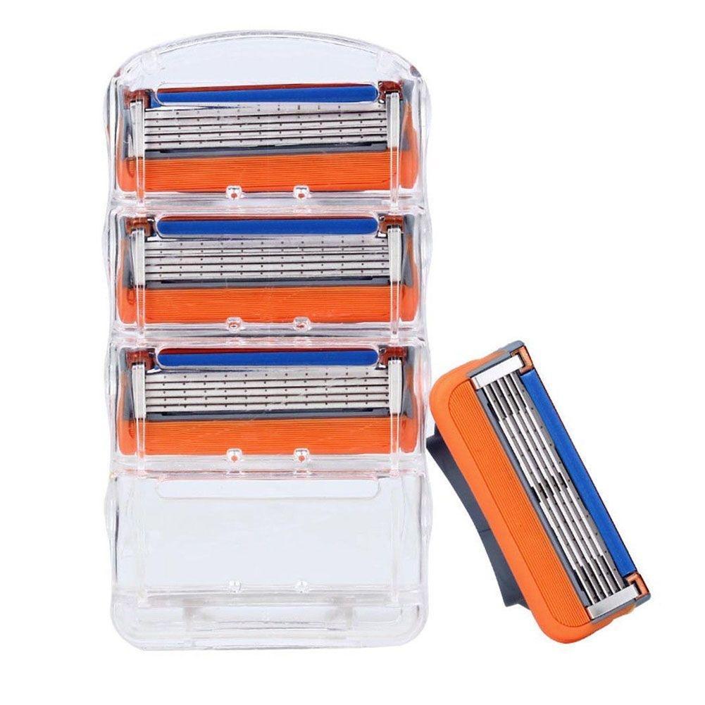 4 шт. Сменные картриджи для бритвенных лезвий