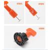 126pcs/151pcs Leveling System Floor Gap Clips Reusable Wedges Tile Tools Tile Spacers Clips