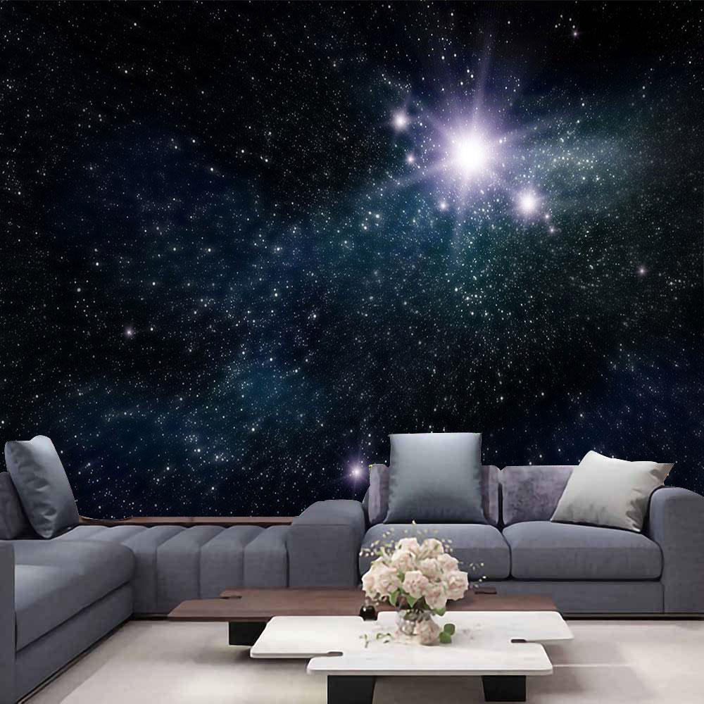 Таинственная Вселенная, космический звездный небесно-голубой звездный художественный гобелен, настенный гобелен для украшения спальни, гостиной
