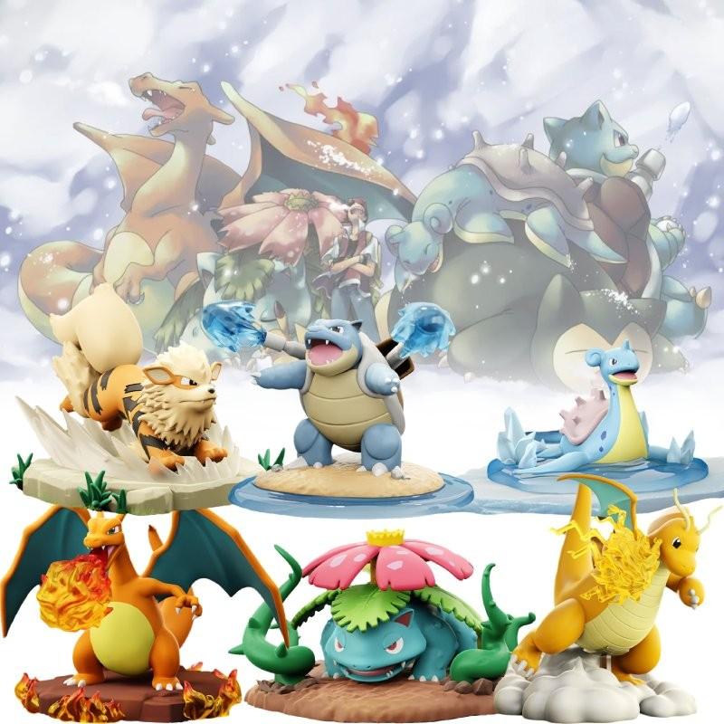 Бластойз Чаризард Венузавр Арканайн Лапрас Драгонайт Игрушка Модель Подарок