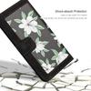 For iPhone 17 Pro Max Case PU Leather Floral Phone Cover with Card Slots