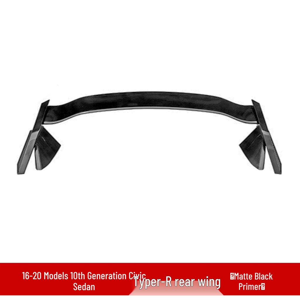 Комплект заднего спойлера и дефлектора крыши для Honda Civic Sedan Type R 16-20 Gen